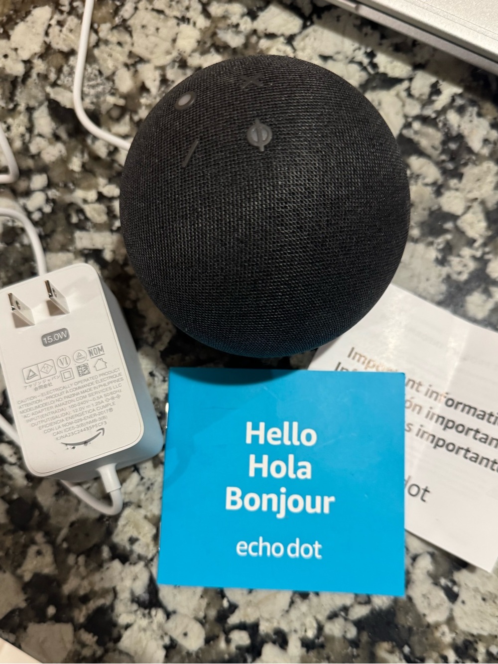 Amazon Echo Dot Smart Speaker - Black